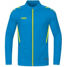 JAKO Polyesterjacke Challenge - Seitentaschen, moderner Look hellblau/gelb Jungen/Mädchen