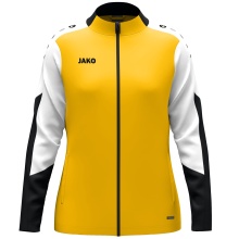JAKO Polyesterjacke Dynamic (100% rec. Polyester) gelb/weiss/schwarz Damen