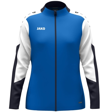 JAKO Polyesterjacke Dynamic (100% rec. Polyester) royalblau/weiss/marineblau Damen