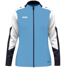 JAKO Polyesterjacke Dynamic (100% rec. Polyester) himmelblau/weiss/marineblau Damen