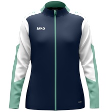 JAKO Polyesterjacke Dynamic (100% rec. Polyester) marineblau/weiss/mintgrün Damen