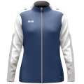 JAKO Polyesterjacke Dynamic (100% rec. Polyester) nachtblau/weiss/hellgrau Damen