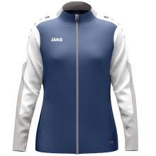 JAKO Polyesterjacke Dynamic (100% rec. Polyester) nachtblau/weiss/hellgrau Damen