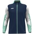 JAKO Polyesterjacke Dynamic (100% rec. Polyester) marineblau/weiss/mintgrün Kinder