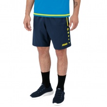 JAKO Sporthose Short Competition 2.0 mit Reißverschluss kurz marineblau/neongelb Herren