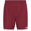 JAKO Sporthose Short One (100% Polyester) bordeauxrot Herren