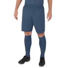 JAKO Sporthose World (Polyester-Interlock, ohne Innenslip) kurz stahlblau Herren