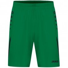 JAKO Sporthose Short Challenge (Polyester-Interlock, ohne Innenslip) kurz sportgrün Herren