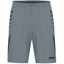 JAKO Sporthose Short Challenge (Polyester-Interlock, ohne Innenslip) kurz steingrau Herren