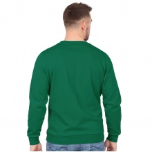 JAKO Langarmshirt Sweat Organic (Freizeit, Bio-Baumwolle) grün Herren