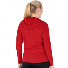 JAKO Trainingsanzug Challenge mit Kapuze (Jacke und Hose) rot/schwarz Damen