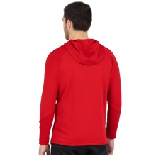 JAKO Trainingsanzug Challenge mit Kapuze (Jacke und Hose) rot/schwarz Herren