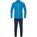 JAKO Trainingsanzug Polyester Challenge (Jacke und Hose) hellblau/dunkelblau Jungen