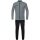 JAKO Trainingsanzug Polyester Challenge (Jacke und Hose) dunkelgrau/schwarz Jungen