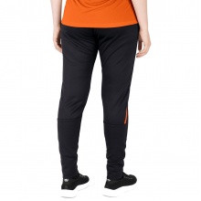 JAKO Trainingshose Pant Challenge (Double-Stretch-Knit, atmungsaktiv, hoher Tragekomfort) lang schwarz/orange Damen