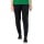 JAKO Trainingshose Pant Challenge (Double-Stretch-Knit, atmungsaktiv, hoher Tragekomfort) lang schwarz/grün Damen