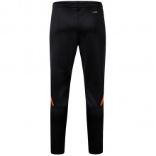 JAKO Trainingshose Pant Challenge (Double-Stretch-Knit, atmungsaktiv, hoher Tragekomfort) lang schwarz/orange Kinder
