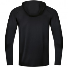 JAKO Trainingsjacke Challenge mit Kapuze schwarz/weiss Jungen