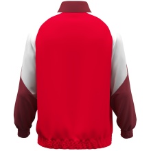 JAKO Trainingsjacke (Webjacke) Dynamic - Stretch-Micro-Twill - rot/weiss/dunkelrot Herren