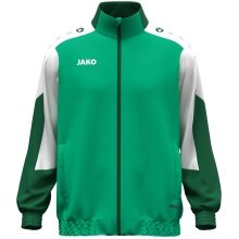 JAKO Trainingsjacke (Webjacke) Dynamic - Stretch-Micro-Twill - grün/weiss/dunkelgrün Herren