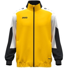 JAKO Trainingsjacke (Webjacke) Dynamic - Stretch-Micro-Twill - gelb/weiss/schwarz Herren