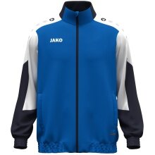 JAKO Trainingsjacke (Webjacke) Dynamic - Stretch-Micro-Twill - royalblau/weiss/marineblau Herren