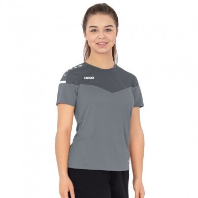 JAKO Sport-Shirt Champ 2.0 (100% Polyester) grau Damen