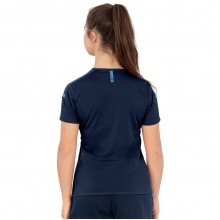 JAKO Sport-Shirt Champ 2.0 (100% Polyester) marineblau/hellblau Damen