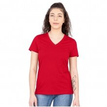 JAKO Freizeit-Shirt Organic (Bio-Baumwolle) rot Damen