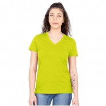 JAKO Freizeit-Shirt Organic (Bio-Baumwolle) limegrün Damen