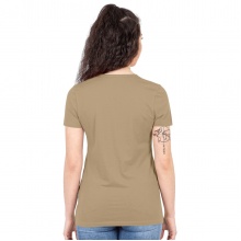 JAKO Freizeit-Shirt Organic (Bio-Baumwolle) sandbraun Damen