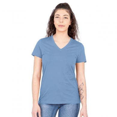 JAKO Freizeit-Shirt Organic (Bio-Baumwolle) hellblau Damen