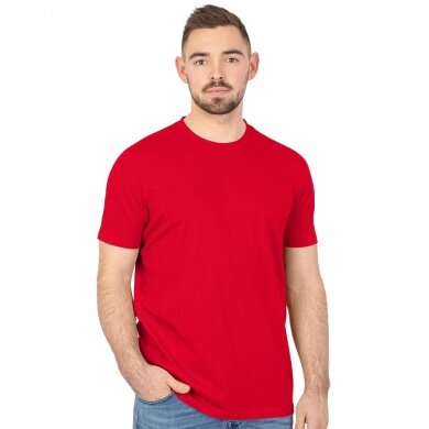 JAKO Freizeit Tshirt Organic (Bio-Baumwolle) rot Herren