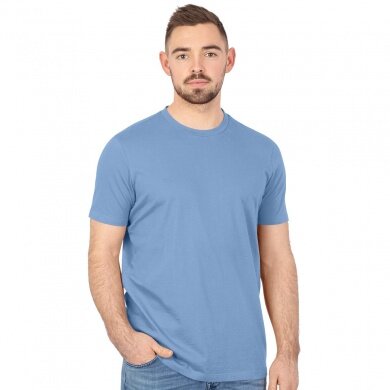 JAKO Freizeit Tshirt Organic (Bio-Baumwolle) eisblau Herren