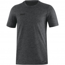 JAKO Sport/Freizeit Tshirt Premium Basics (Polyester-Stretch-Jersey) dunkelgrau meliert Herren