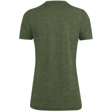 JAKO Sport/Freizeit Shirt Premium Basics (Polyester-Stretch-Jersey) khaki/grün meliert Damen