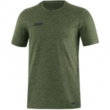JAKO Sport/Freizeit Tshirt Premium Basics (Polyester-Stretch-Jersey) khaki/grün meliert Herren
