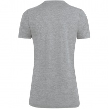 JAKO Sport/Freizeit Shirt Premium Basics (Polyester-Stretch-Jersey) hellgrau meliert Damen