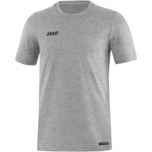 JAKO Sport/Freizeit Tshirt Premium Basics (Polyester-Stretch-Jersey) hellgrau meliert Herren