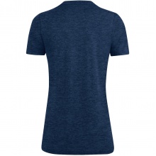 JAKO Sport/Freizeit Shirt Premium Basics (Polyester-Stretch-Jersey) dunkelblau meliert Damen