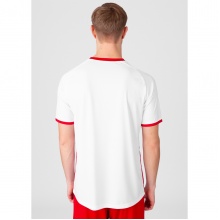 JAKO Sport-Tshirt Trikot Primera Kurzarm (schlichtes Design, Polyester-Interlock) weiss/rot Herren