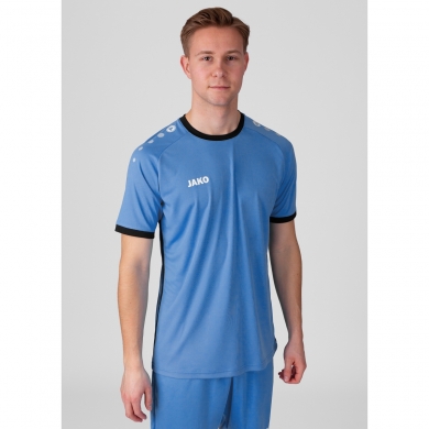 JAKO Sport-Tshirt Trikot Primera Kurzarm (schlichtes Design, Polyester-Interlock) hellblau Herren