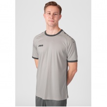 JAKO Sport-Tshirt Trikot Primera Kurzarm (schlichtes Design, Polyester-Interlock) hellgrau Herren