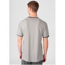 JAKO Sport-Tshirt Trikot Primera Kurzarm (schlichtes Design, Polyester-Interlock) hellgrau Herren