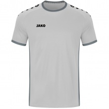 JAKO Sport-Tshirt Trikot Primera Kurzarm (schlichtes Design, Polyester-Interlock) hellgrau Kinder