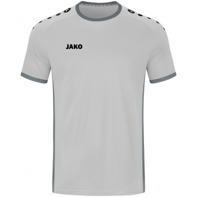 JAKO Sport-Tshirt Trikot Primera Kurzarm (schlichtes Design, Polyester-Interlock) hellgrau Kinder