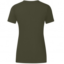 JAKO Freizeit-Shirt Promo (Bio-Baumwolle) khaki/neongrün Damen