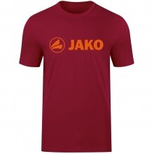 JAKO Freizeit-Tshirt Promo (Bio-Baumwolle) weinrot Herren