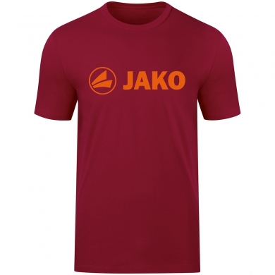 JAKO Freizeit-Tshirt Promo (Bio-Baumwolle) weinrot Herren