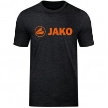 JAKO Freizeit-Tshirt Promo (Bio-Baumwolle) schwarzmeliert/orange Jungen